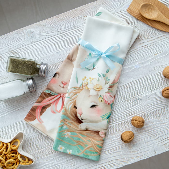 Набор Set-2 полотенец "Мелани" с облаками