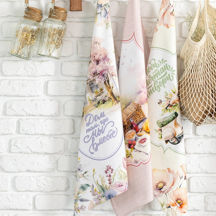 Набор Set-3 полотенец "Пинки"