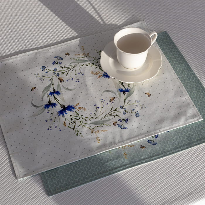 Набор  салфеток плейсматов "Васильки"