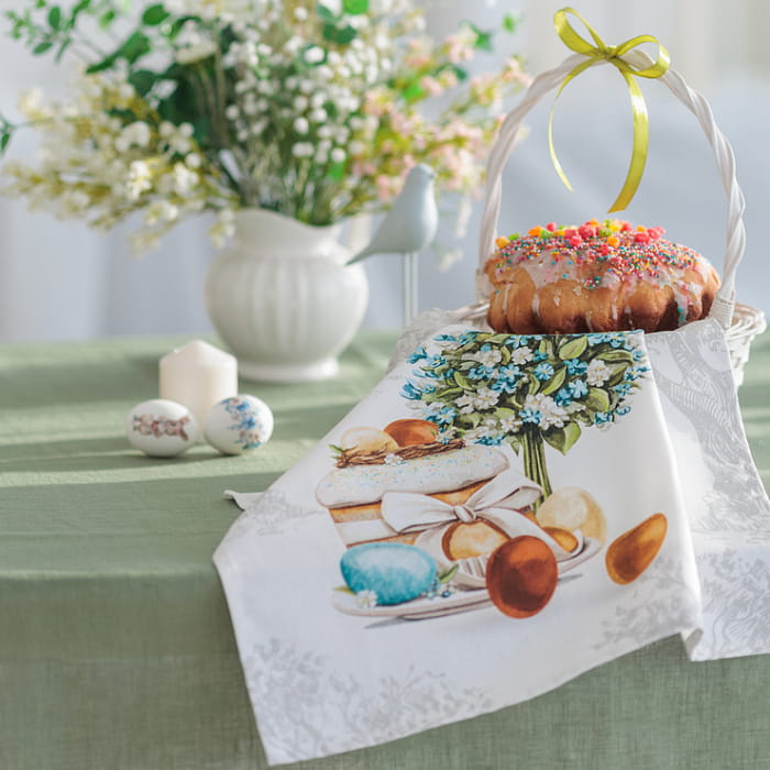 Салфетка "Рада" с куличом, 1 шт
