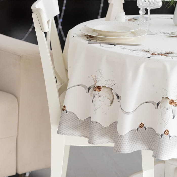 Скатерть круглая  D-170 см "Стоун"