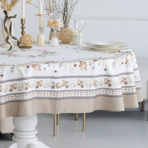 СОРТ 2 Скатерть овальная 150х200 см "Торонто"/1