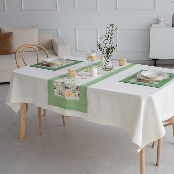 Дорожка 40х140 см "Соната" зеленая