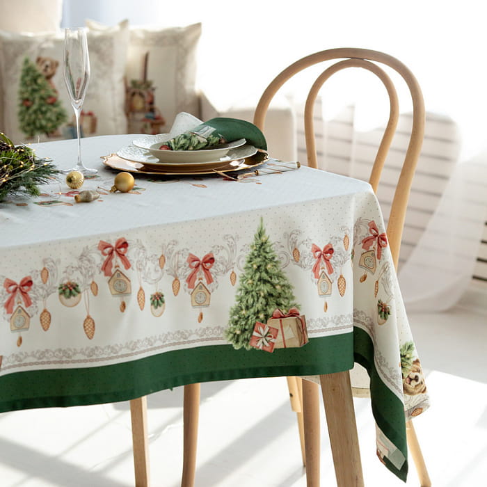 Скатерть 145х180 см "Новогодняя шкатулка"