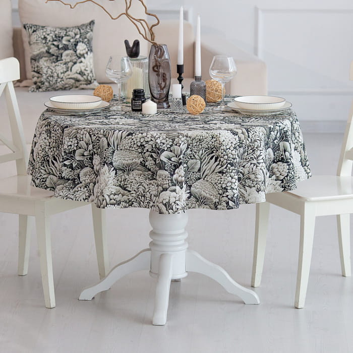 Скатерть круглая D-150 см "Вивьен"