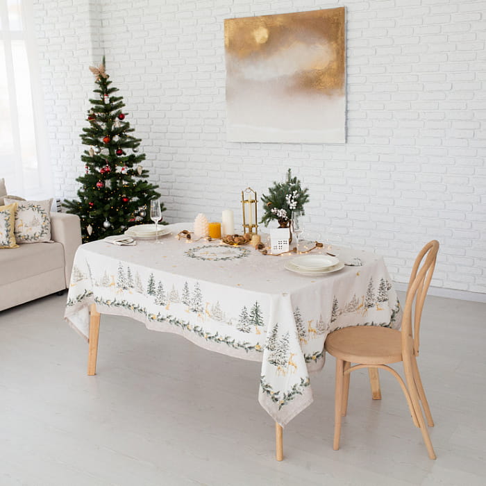 Скатерть 165х310 см "Чарующий лес"