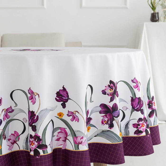 Скатерть круглая D-170 см "Виола"