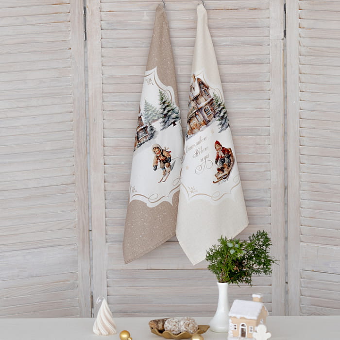 Набор Set-2 полотенец "Пряничный домик"