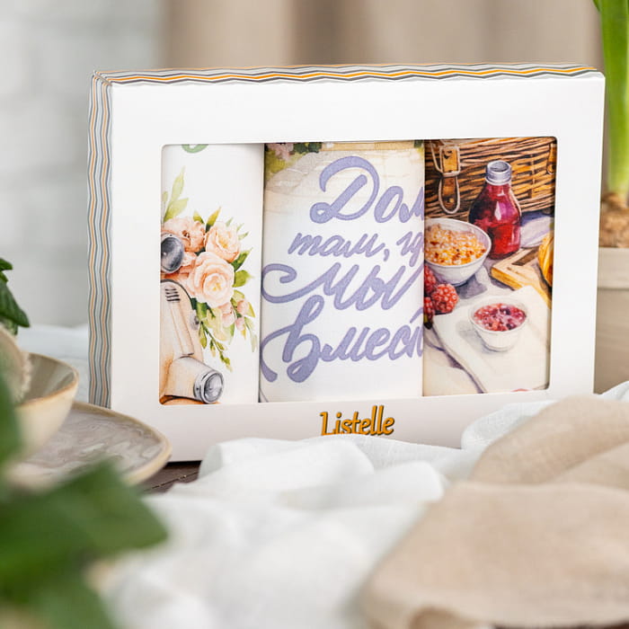 Набор Set-3 полотенец "Пинки"