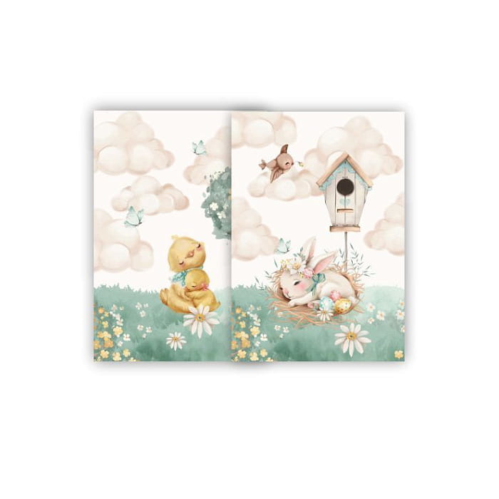 Набор Set-2 полотенец "Мелани" с облаками