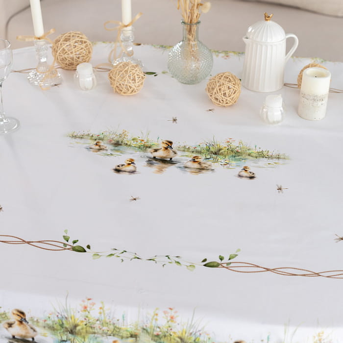 Скатерть овальная  140х170 см "Тутти"