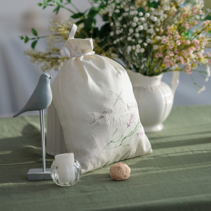 Декоративный мешок "Лавандовое лето" 24х32 см