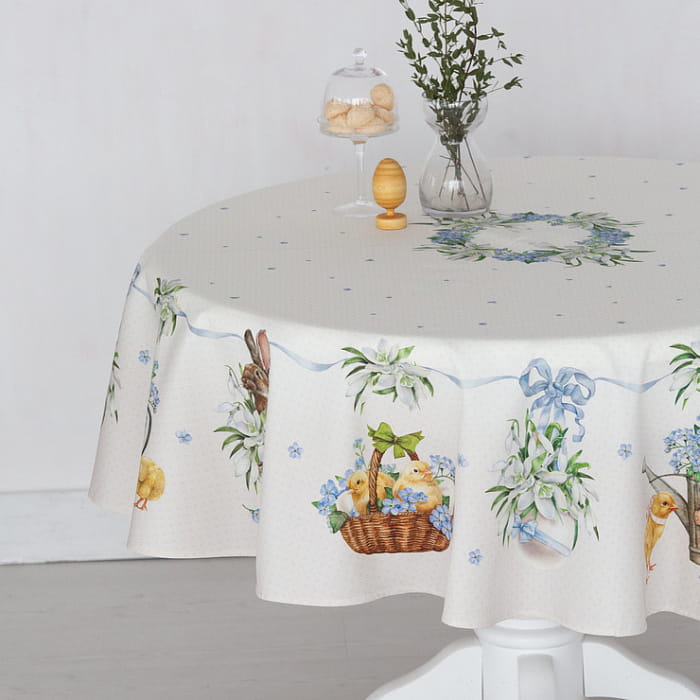 Скатерть круглая D-170 см "Ретро"