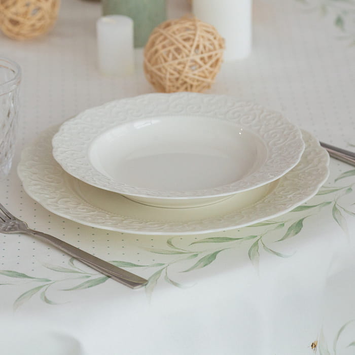 Скатерть овальная  140х170 см "Васильки"