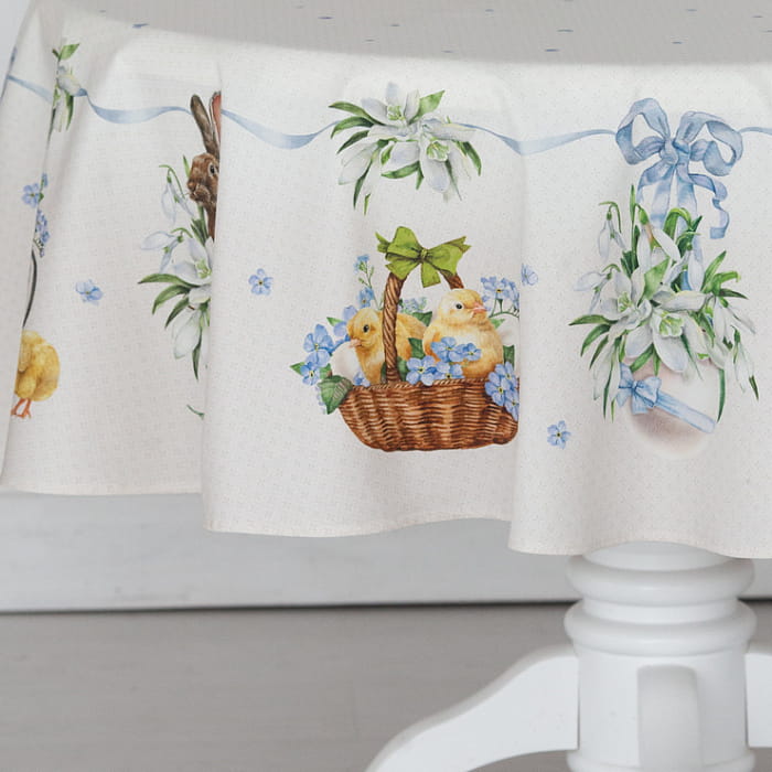 Скатерть круглая D-170 см "Ретро"