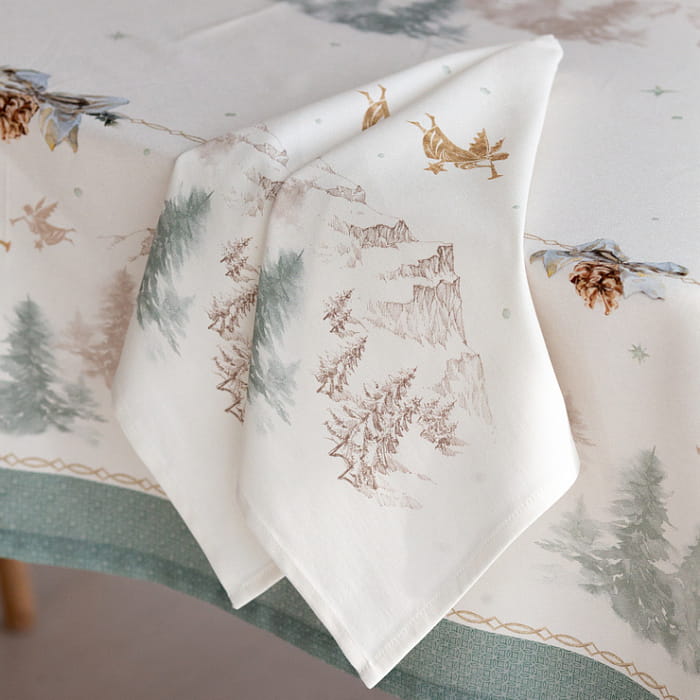 Скатерть 145х200 см "Снежный ангел"