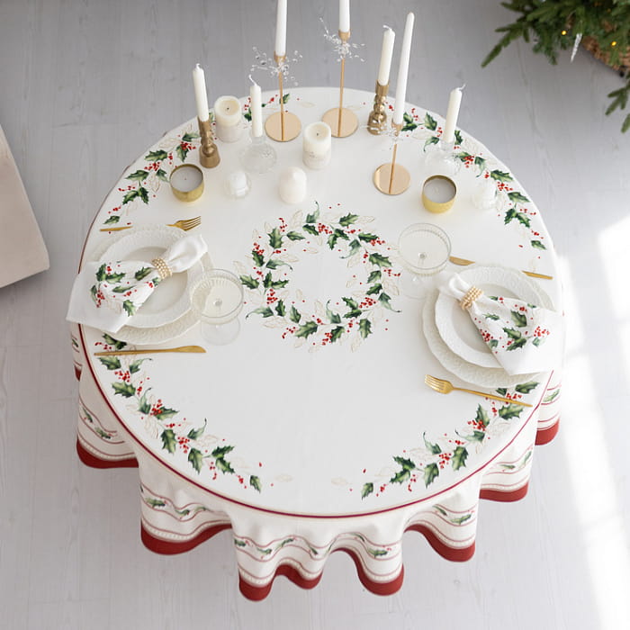 Скатерть круглая D-150 см "Элегант"