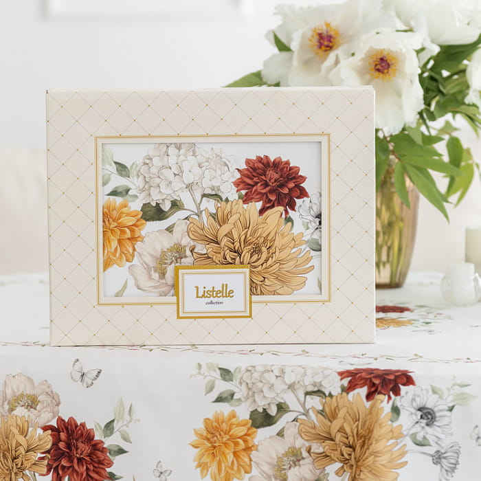 Скатерть  145х180 см "Цветочная симфония"