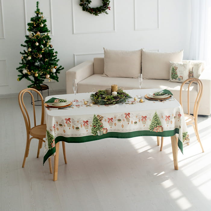 Скатерть 145х180 см "Новогодняя шкатулка"