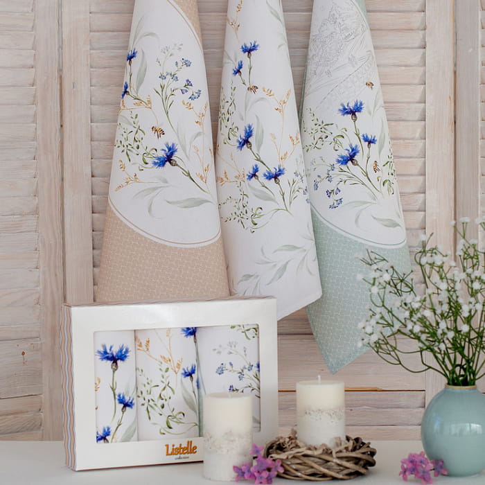 Набор Set-3 полотенец "Васильки"