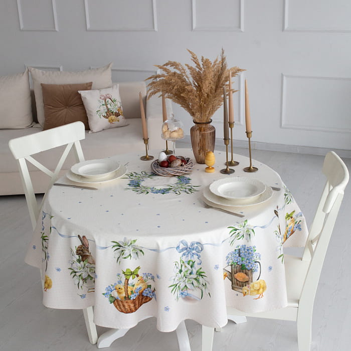 Скатерть круглая D-170 см "Ретро"