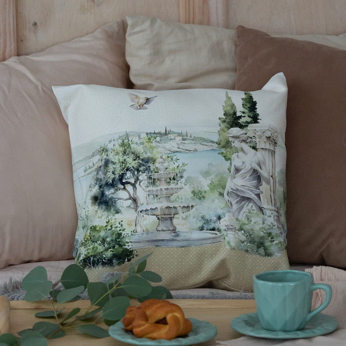 Декоративная наволочка "Итальяно" скутер