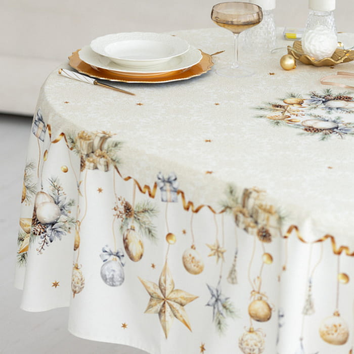 Скатерть овальная 140х170 см "Полонез"