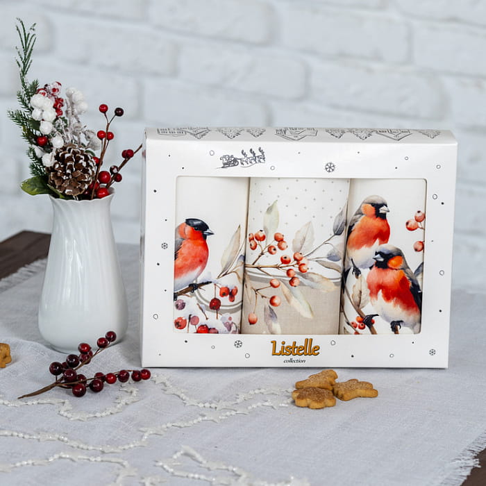 Набор Set-3 полотенец "Пернатые истории"