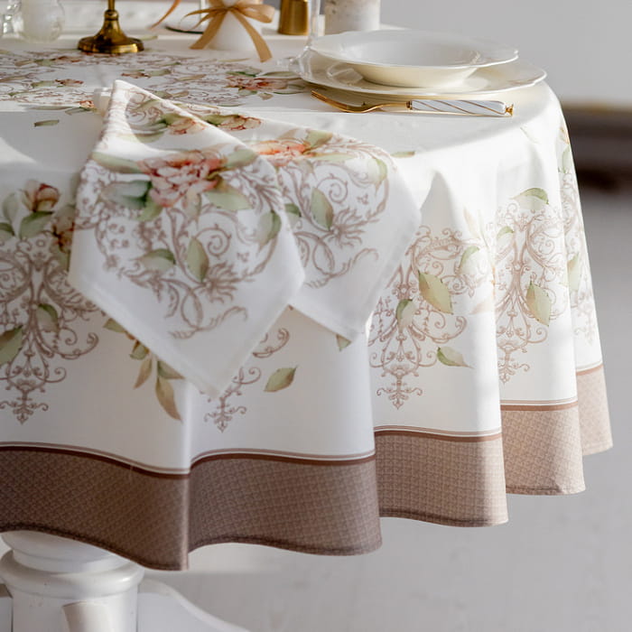 Скатерть круглая D-150 см "Луиза"