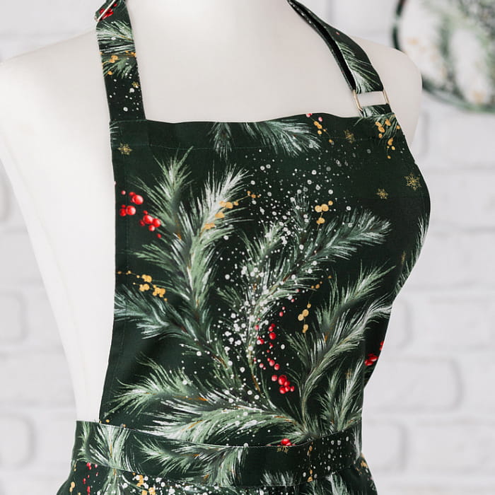 Фартук "Ветви Рождества модель Английский"