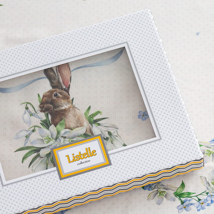 Скатерть овальная 150х200 см "Ретро"