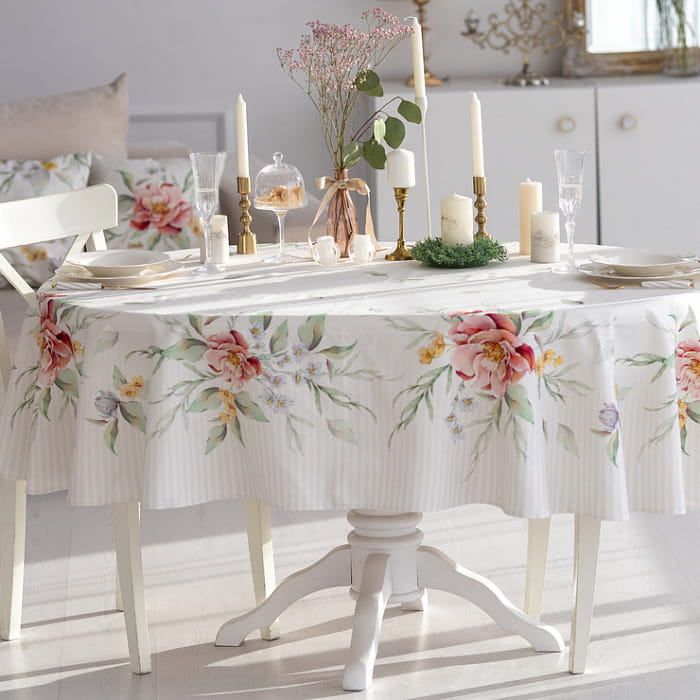 Скатерть овальная 150х205 см "Белла"