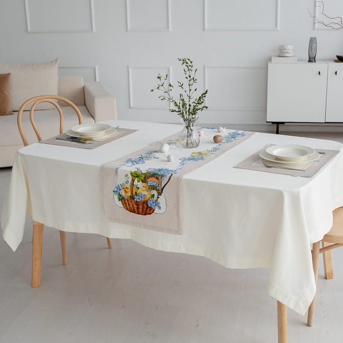 Дорожка 40х140 см "Ретро" бежевая рамка