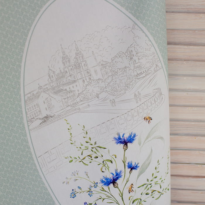 Набор Set-2 полотенец "Васильки"