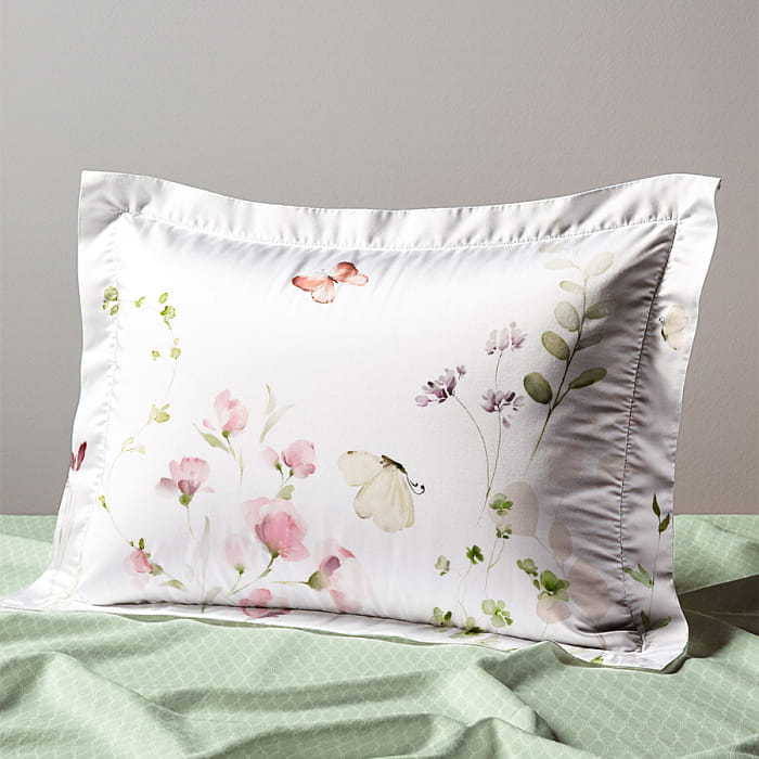 Наволочка 50х70 "Николетта" розовый букет