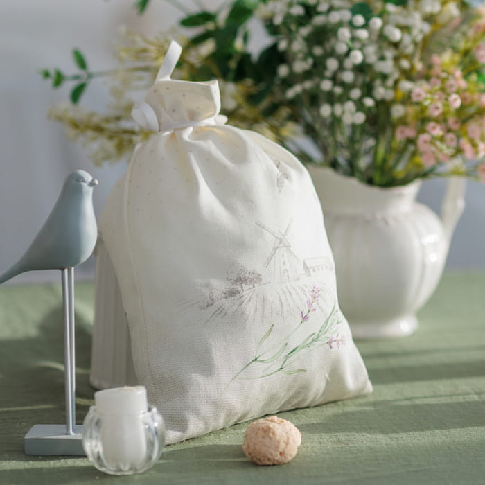 Декоративный мешок "Лавандовое лето" 24х32 см