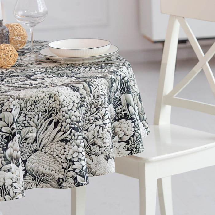 Скатерть овальная 140х170 см "Вивьен"