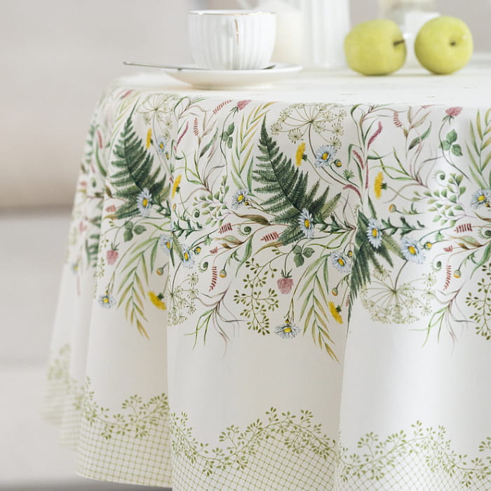 Скатерть овальная  140х170 см "Купалинка"