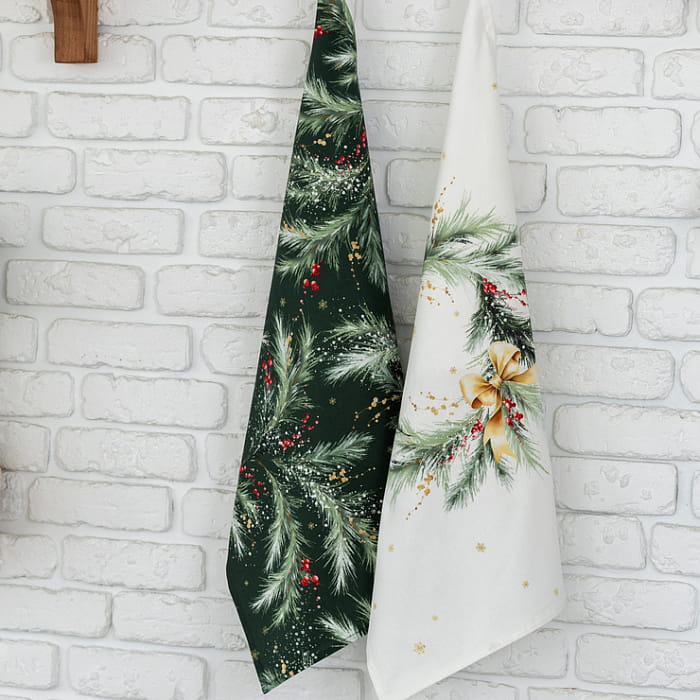 Набор Set-2 полотенец "Ветви Рождества"