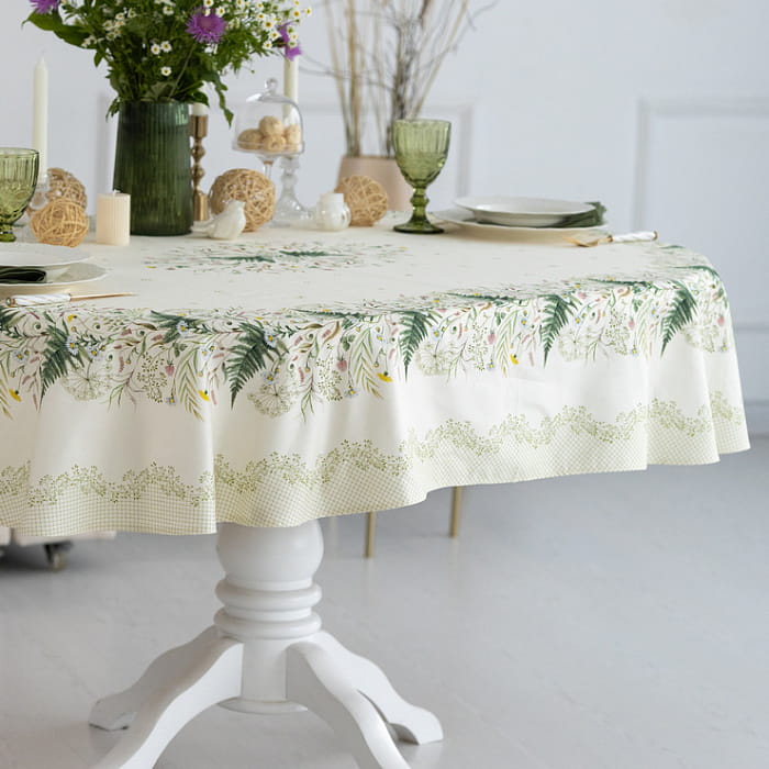 Скатерть овальная 170х248 см "Купалинка"