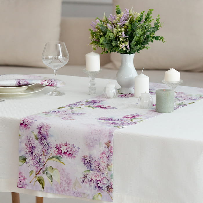 Дорожка 40х180 см "Аромат сирени" декоративная