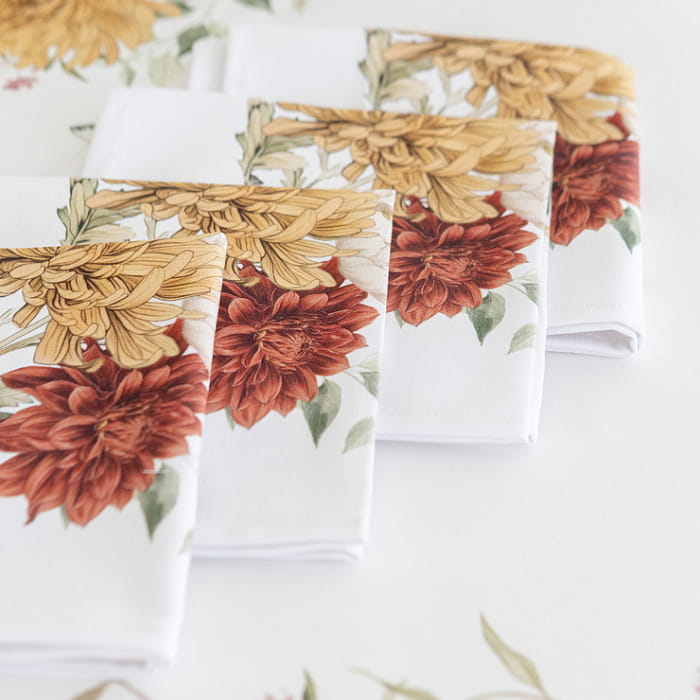 Набор Set-4 салфеток "Цветочная симфония"