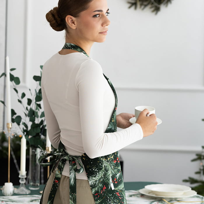 Фартук "Ветви Рождества" модель "Слот"