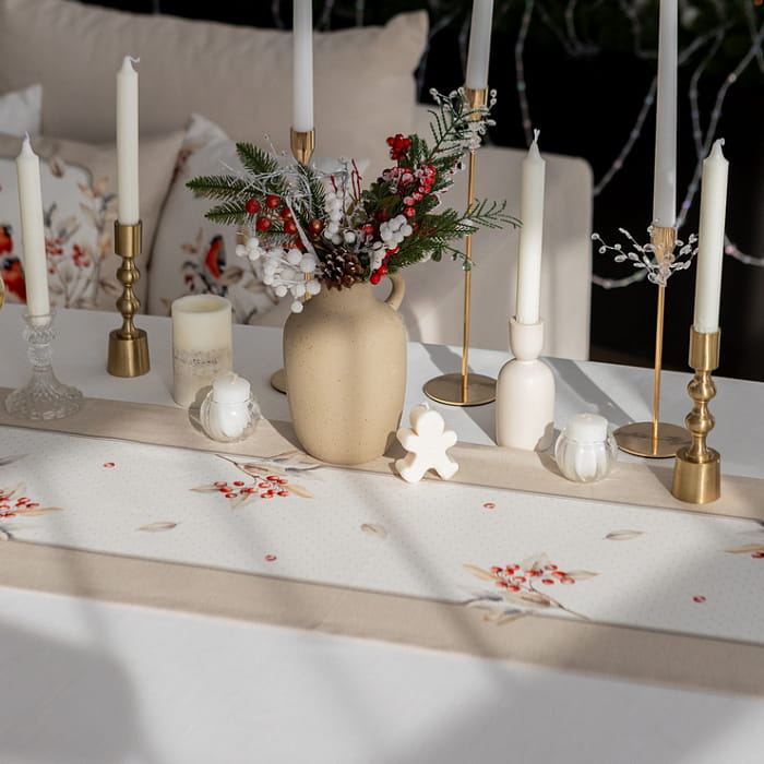 Дорожка 40х185 см "Пернатые истории" декоративная