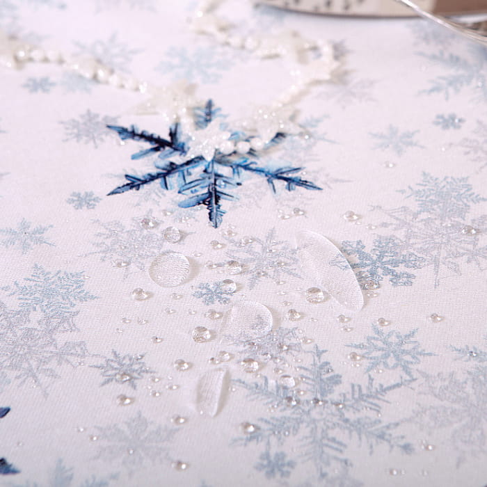 Скатерть круглая D-170см "Снежное королевство"
