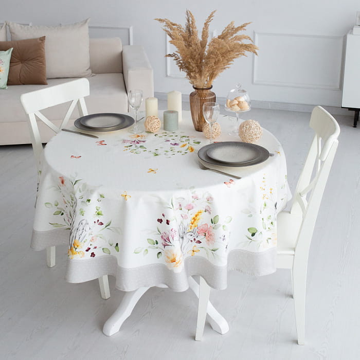 Скатерть круглая D-150 см "Соната"