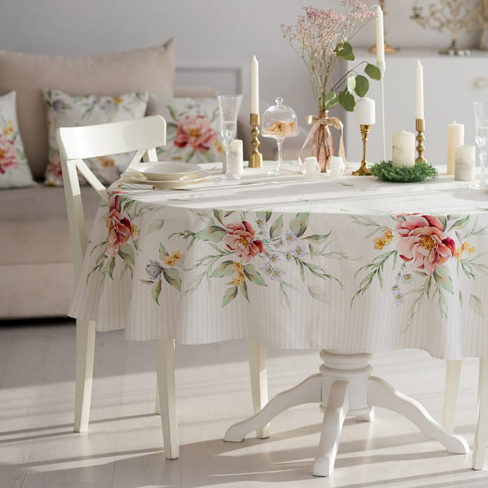 Скатерть овальная 170х220 см "Белла"