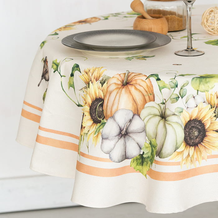 Скатерть овальная 170х220 см "Шадэ"