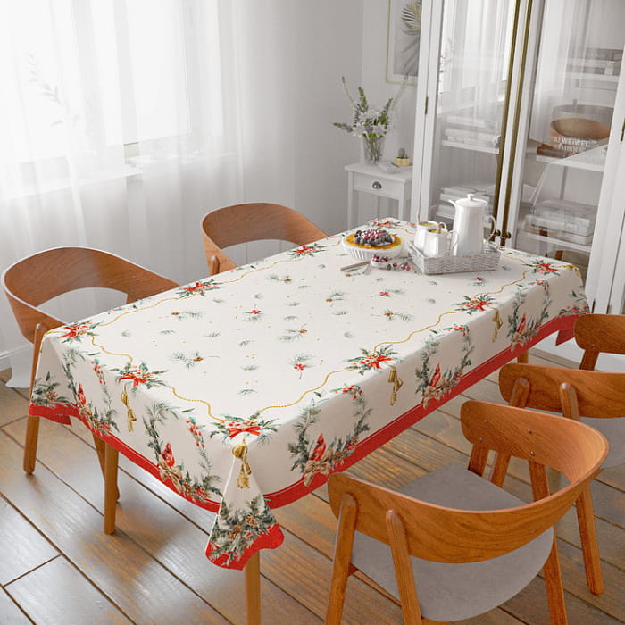 Скатерть 165х260 см "Рождественская классика"