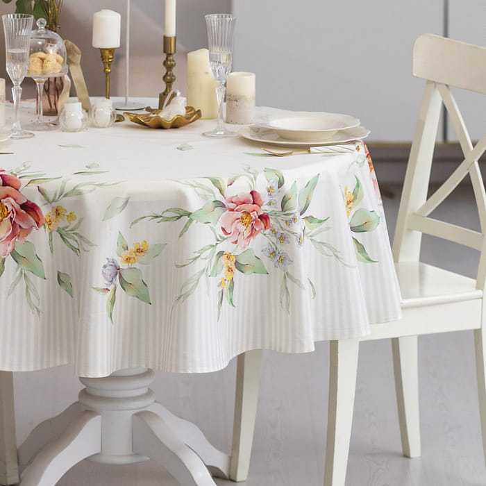 Скатерть круглая D-150 см "Белла"